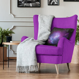 Coussin Galaxie violette Espace céleste Photo