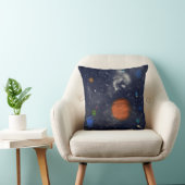 Coussin Galaxies avec étoiles et planètes dans l'espace (Chaise)