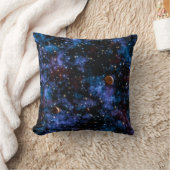 Coussin Galaxies colorées, étoiles et planètes (Couverture)