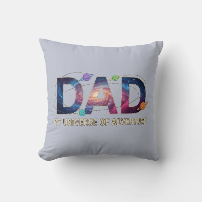 Coussin Galaxy Dad Universe Adventure -  (Recto)