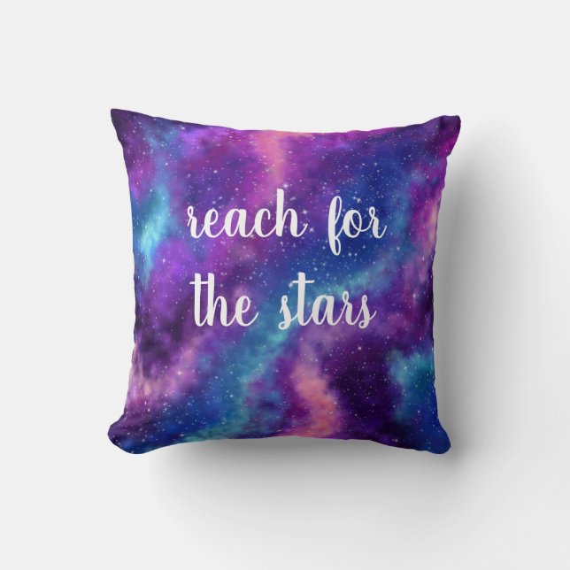Coussin Galaxy inspirant (Recto)