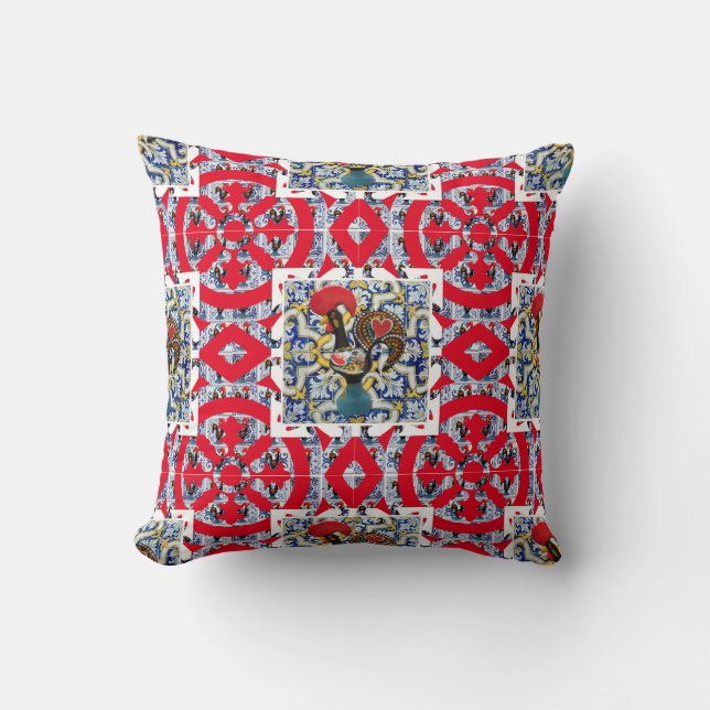 Coussin Galo de Barcelos, Portugal (Recto)