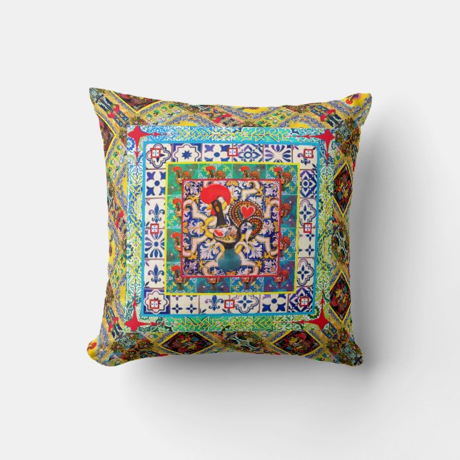 Coussin Galo de Barcelos, Portugal (Recto)
