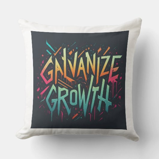 Coussin Galvaniser la croissance (Recto)