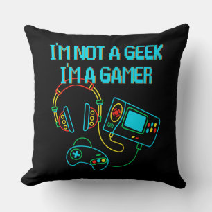 Coussin Gamer Retro Neon
