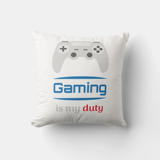 Coussin Gaming Is My Duty Gamer Controller (Recto)