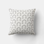 Coussin Gang de l'équitation Empreinte de fer à cheval (Verso)