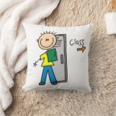 Coussin Garçon à l'école (Couverture)