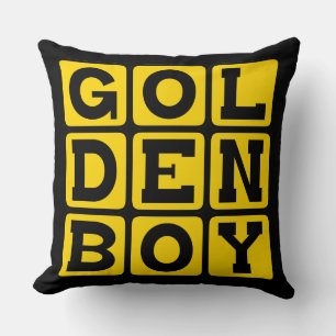 Coussin Garçon d'or