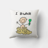 Coussin Garçon je construis (Verso)