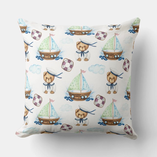 Coussin Garçon Marin (Recto)