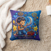 Coussin ~ GARÇON MÉCANICIEN DE L'ESPACE ~ Cute Vintage~ (Couverture)