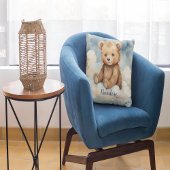 Coussin Garçons de l'ours céleste Nursery personnalisée