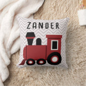 Coussin Garçons de train rouge Chambre Enfants (Couverture)