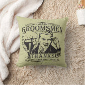 Coussin Garçons d'honneur de Merci (Couverture)