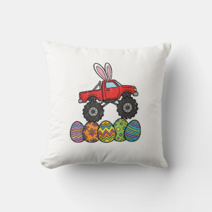 Coussin Garçons Easter Monster Truck Joyeux Jour de Pâques