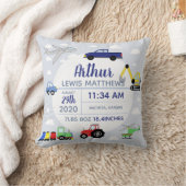Coussin Garçons jolie voiture Nom de l'avion Bébé Garçon S (Couverture)