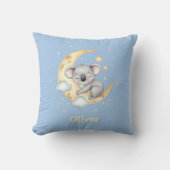 Coussin Garçons Koala Mignons et Rêveurs (Recto)
