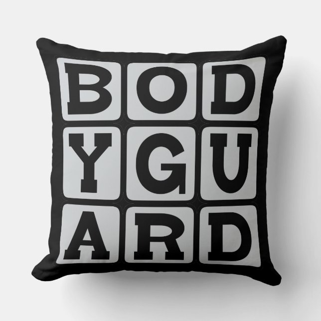 Coussin Garde du corps, Protecteur personnel (Recto)