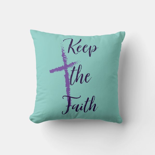 Coussin Garde la Foi (Recto)