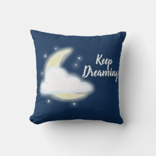 Coussin Garde Lune Étoiles Nuage Inspirationnel