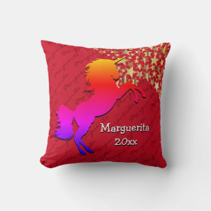 Coussin Garde personnalisée Red UNICORN
