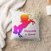 Coussin Garde personnalisée White UNICORN (Couverture)