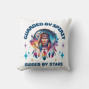 Coussin Gardée par l'Esprit, Guidée par les Étoiles