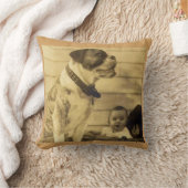 Coussin Gardes pitbull des années 1920 (Couverture)