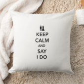 Coussin Gardez le calme et dites que je fais (Couverture)