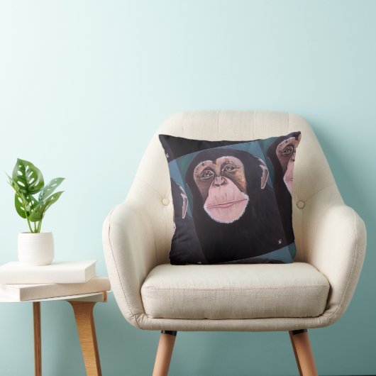 Coussin Gardien de la forêt Peinture d'Alfred Fox (Chaise)
