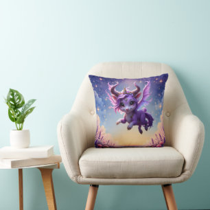 Coussin Gardien du Royaume Clair de Lune – Rêveuse Violett
