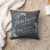 Coussin Gardien vert gris Floral (Couverture)