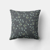 Coussin Gardien vert gris Floral (Verso)