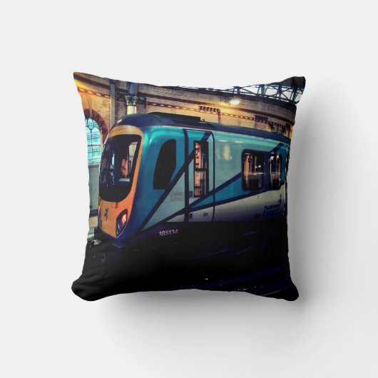 Coussin Gare de Manchester (Recto)