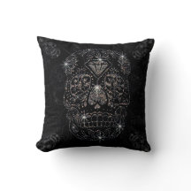 Garnit de coussins/Black Pillow 40x40cm diamond