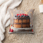 Coussin Gâteau avec des baies sur le dessus (Couverture)