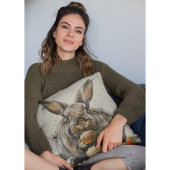 Coussin Gâteau Cupcake Lapin Capriceux pour un Premier Ann