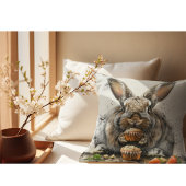 Coussin Gâteau Cupcake Licorne Lapin Fantaisiste pour Prem