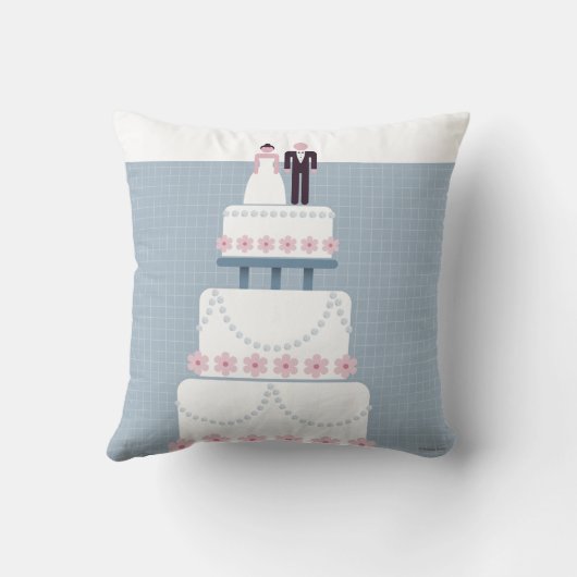 Coussin Gâteau de mariage (Verso)