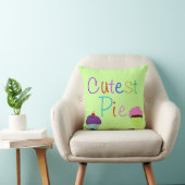 Coussin Gâteaux Roses Violets Bébé Fille Les Plus Mignons (Chaise)