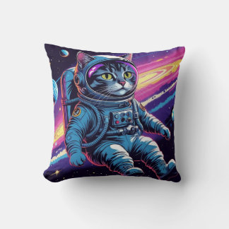 Coussin Gato Astronauta Divertida – Meowt of This World