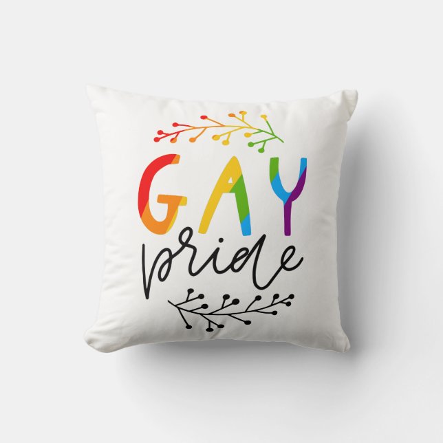 Coussin Gay pride (Recto)