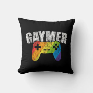 Coussin Gaymer Rainbow Drapeau Jeu Lesbienne Gay Bisexual