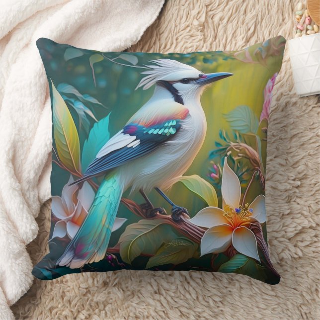 Coussin Geai ailé à crête (Couverture)
