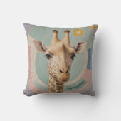 Coussin Géant doux : Pastel Giraffe (Recto)