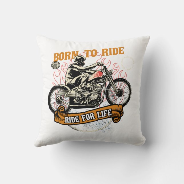 Coussin Gear Up and Ride (Verso)