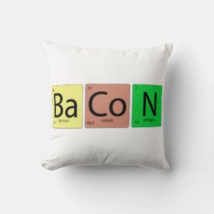 Coussin Geek Bacon