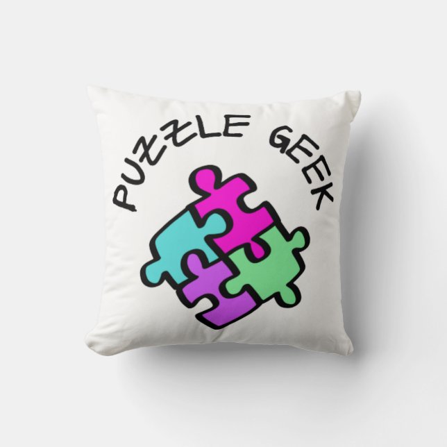Coussin Geek de puzzle (Recto)