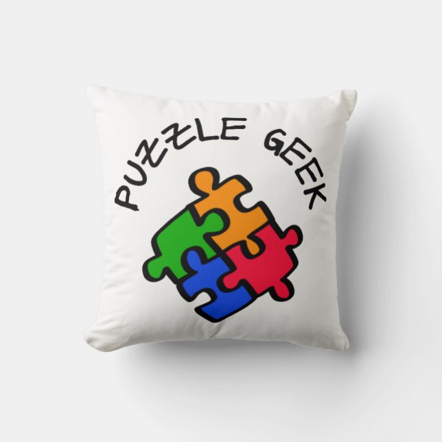 Coussin Geek de puzzle (Recto)